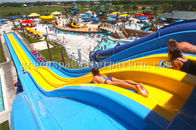 Aqua Park Spiral Slide Water Park Equipment / Water Funny Game For Adults