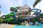 OEM في الهواء الطلق المياه حديقة ترفيهية الرياضة المائية الألعاب حمام سباحة الزجاجي الصناعي المنزلق للأطفال
