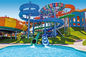 OEM في الهواء الطلق المياه حديقة ترفيهية الرياضة المائية الألعاب حمام سباحة الزجاجي الصناعي المنزلق للأطفال