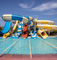 OEM أطفال ألعاب المنتزه المائي الألياف الزجاجية المنزلق للطفولة حمام سباحة