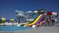 ODM حديقة ألعاب داخلية حمام سباحة شرائح مائية من الألياف الزجاجية للأطفال
