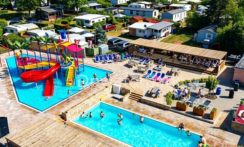 مشروع شرائح الأطفال في Eurocamp-Spreewaldtor في ألمانيا