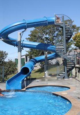 حديقة المياه ملعب حمام سباحة في الهواء الطلق أجهزة لعبة ترفيهية أنبوب المياه المنزلق للطفل