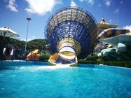 Big Trumpet Water Theme Park Equipment Adult Commercial Fiberglass Water Slides