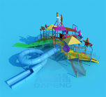 Medium Commercial Water Park Slides Fiberglass Water Playground Slides