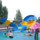 Small Boomerang Water Slide Children Fiberglass Swimming Pool Slide