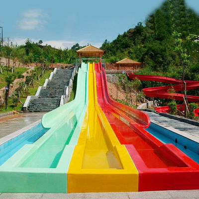 سعر جيد 9m Height Fiberglass Water Slide with 100m³/slide Water Flow for 5-10 Passengers in Water Park الانترنت