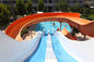 قوس قزح سباقات منحني حمام سباحة الشريحة المياه كومبو CE بنفايات المعتمدة