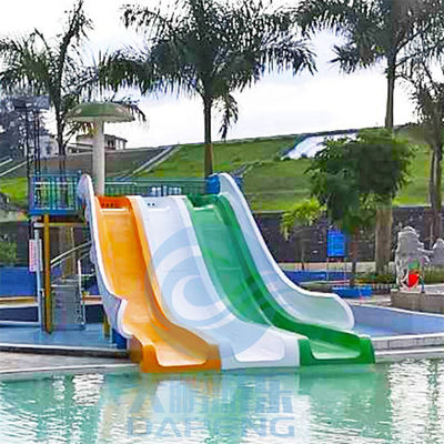 سعر جيد 1.8M Mat Racer Water Slide Children FRP معدات لعب المياه الخارجية الانترنت