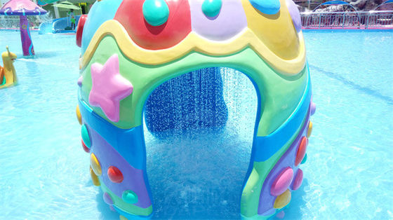 Apple Swimming Pool Fountains And Waterfalls Water House Fiberglass For Kids