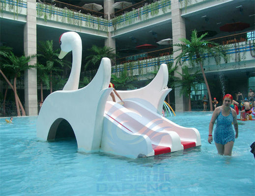 سعر جيد Swan Kids Water Slide Fiberglass Pool Slide Splash Pad حسب الطلب الانترنت