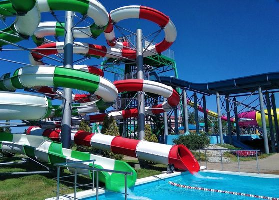ODM Guangdong Dapeng Amusement Technology Co Ltd حديقة مسبح ألعاب ركوب الأطفال ملعب سلواة مائية من الألياف الزجاجية