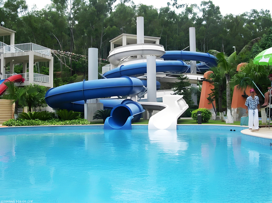سعر جيد Hot Sale Fiberglass Slide Water Park Swimming Pool Amusement Machine Equipment Water Slide Manufacturer الانترنت