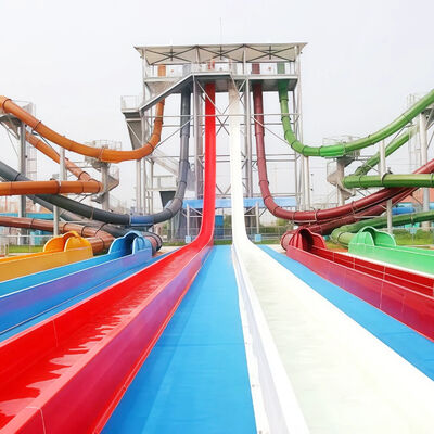 جودة التجارية السرعة العالية من الألياف الزجاجية المياه المنزلية المياه المنتزه المثير للقلق ركوب السباق المنزلية دائمة للاستخدام الثقيل مصنع