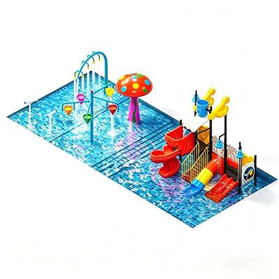 جودة 7x15m Family Water Slide Playground Swim Pool Amusement Park Design Simple For Children مصنع