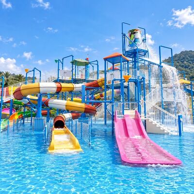 ساحة لعب المياه في المحيطات الألياف الزجاجية الألياف الزجاجية استخدام الهيكل للحديقة الموسيقية المائية
